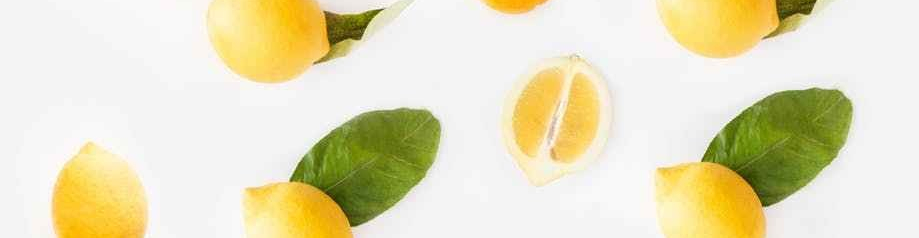 lemon isolated on white background