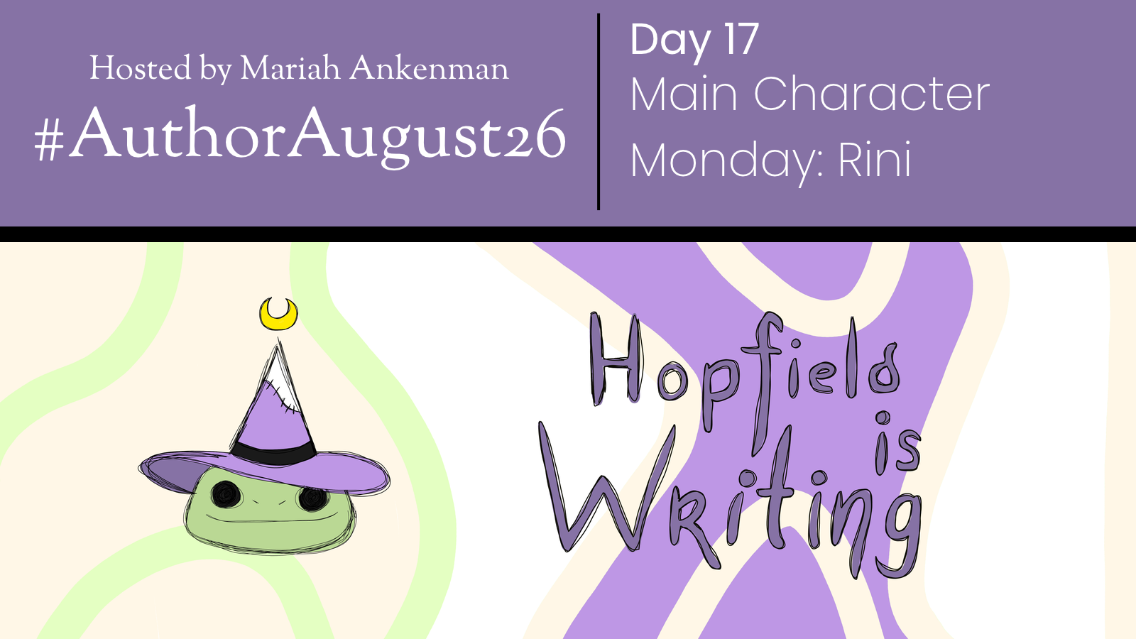 #AuthorAugust26 | Day 17: Main Character Monday: Rini